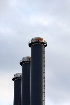chimney of a factory