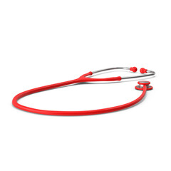Realistic Stethoscope 3D Model - Detailed PNG File for Medical Equipment Visualization