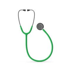 Realistic Stethoscope 3D Model - Detailed PNG File for Medical Equipment Visualization