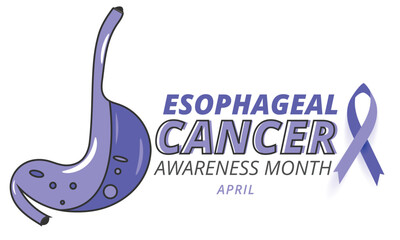 Esophageal Cancer Awareness Month. background, banner, card, poster, template. Vector illustration.