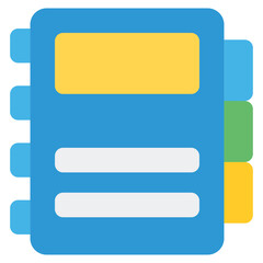 Fototapeta premium Notebook Icon