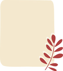 Leaf Foliage Paper Note