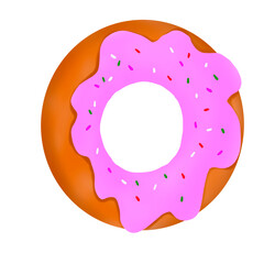 illustration of a donut