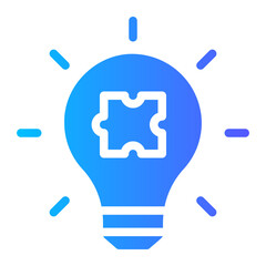puzzle gradient icon