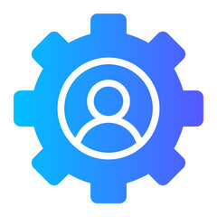 setting gradient icon