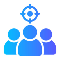 team gradient icon