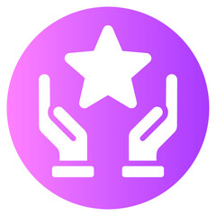 star gradient icon