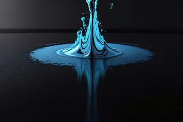 Abstract liquid fluid wallpaper