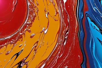 Abstract liquid fluid wallpaper
