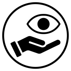 eye glyph icon