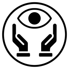 eye glyph icon