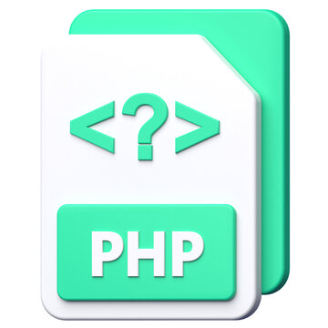 PHP File Format 3D Icon