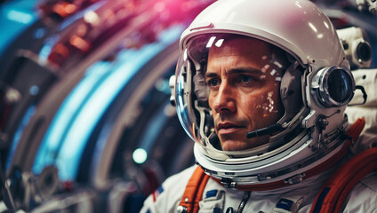 Astronaut in space HD wallpaper download - obrazy, fototapety, plakaty