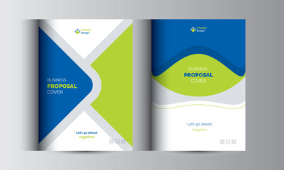 Business Proposal Catalog cover Design Template Concepts