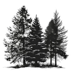 Isolated pine tree on white, Festively decorated Christmas tree with snow