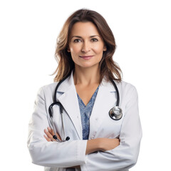 Professional specialist medical doctor transparent background