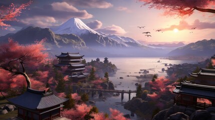 Japan Stunning Open World Game Art