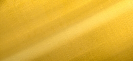 Wall interior background, studio and backdrops show products.with shadow from window color gold...