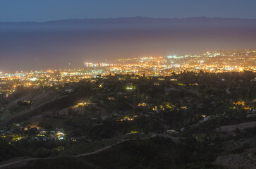 Santa Barbara County Nightfall