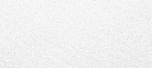 Fotobehang white linen fiber fabric texture. tablecloth surface, cloth background © dmitr1ch