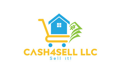 Sell on Cash Logo, Cash Sale Emblem Logo, Instant Payment Logo, Quick Cash Selling Logo, Cash Transaction Logo, Sell for Cash Logo, Cash Purchase Logo, Fast Cash Sale Logo, Immediate Payment Logo, Cas