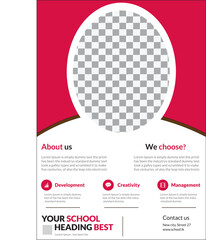 illustration of a background best school vector template
