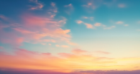 Background of sunset sky