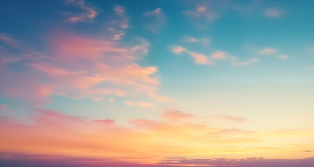 Obraz premium Background of sunset sky