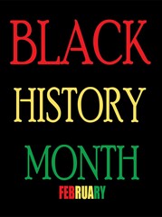 Fototapeta na wymiar Black history month