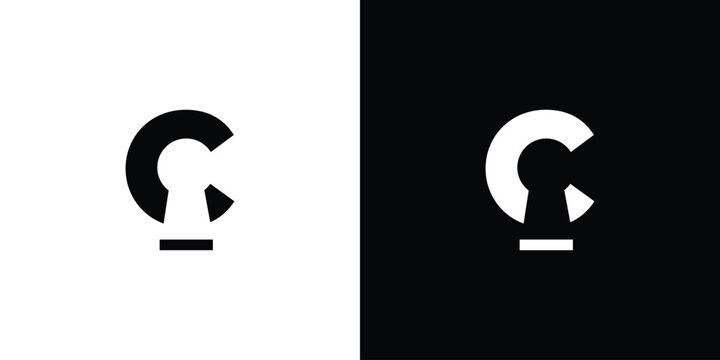 The initial C key logo design is simple and unique