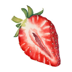 Strawberry Watercolor