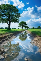 landscape with river