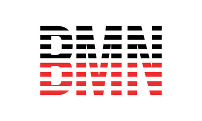 BMN three initial letter iconic line negative space minimal logo design vector template. monogram, abstract, wordmark, business, typography, minimalist, brand, company, flat, modern, unique, simple