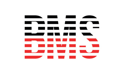 BMS three initial letter iconic line negative space minimal logo design vector template. monogram, abstract, wordmark, business, typography, minimalist, brand, company, flat, modern, unique, simple