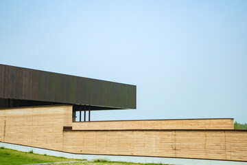 Fototapeta premium Erlitou Xiadu Ruins Museum, Luoyang City, Henan Province-Modern Abstract Architecture