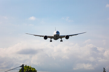 飛行機の着陸