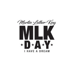 martin luther king day banner layout design vector illustration