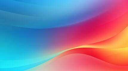 Vibrant Abstract Blurred Gradient Mesh Background: A Modern Digital Art Concept in Bright Colors with Soft, Smooth Motion for Contemporary Designs