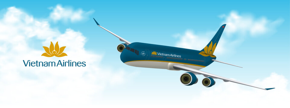 Aircraft of Vietnam Airlines, Top 44 of The World's Top 100 Airlines in 2023 (Vector)