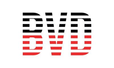 BVD three initial letter iconic line negative space minimal logo design vector template. monogram, abstract, wordmark, business, typography, minimalist, brand, company, flat, modern, unique, simple