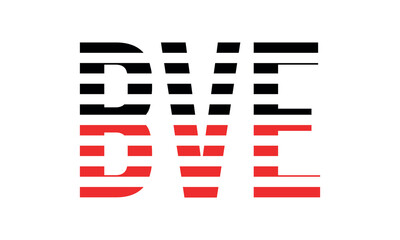 BVE three initial letter iconic line negative space minimal logo design vector template. monogram, abstract, wordmark, business, typography, minimalist, brand, company, flat, modern, unique, simple