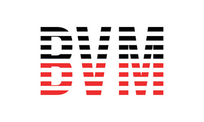 BVM three initial letter iconic line negative space minimal logo design vector template. monogram, abstract, wordmark, business, typography, minimalist, brand, company, flat, modern, unique, simple