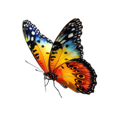 Fototapeta premium beautiful butterfly isolated on white