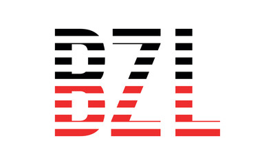 BZL three initial letter iconic line negative space minimal logo design vector template. monogram, abstract, wordmark, business, typography, minimalist, brand, company, flat, modern, unique, simple