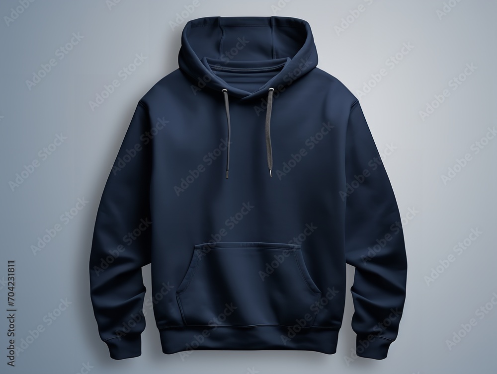 Sticker Stylish Hoodie Mockup for Fashion and Casual Wear - AI Generated