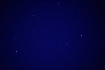 夜空に輝く北斗七星