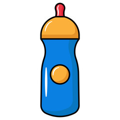 Water Bottle Sport. Vector Illustration