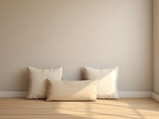 Decorative Throw Pillow Mockup for Interior Styling - AI Generated