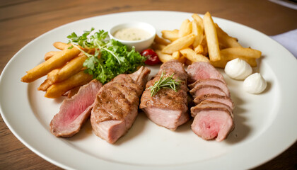 Prime cuts, roast beef, ribs, flank steak, steak, fries. Explore the Delicious World of Steak, Ribs, and Fries