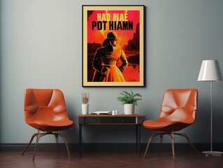 Eye-Catching Poster Mockup for Events and Promotions - AI Generated